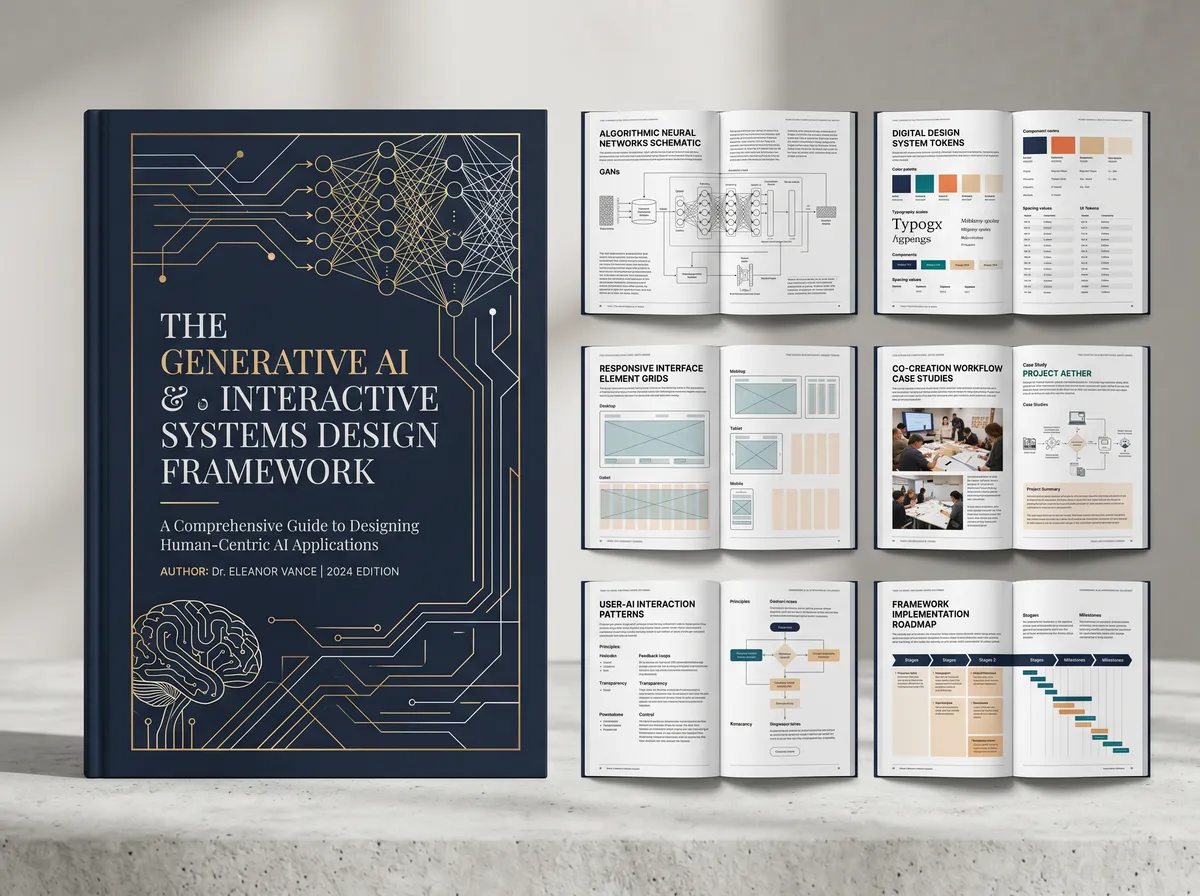 The Generative AI and Interactive 202605162349 — Book Cover Design by DesignDile